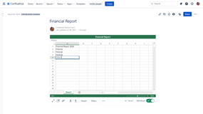 Easily edit your Excel-like Tables from your Confluence page