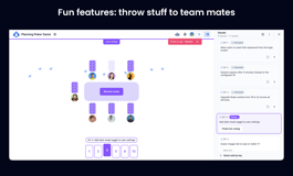 Fun features: throw stuff to team mates