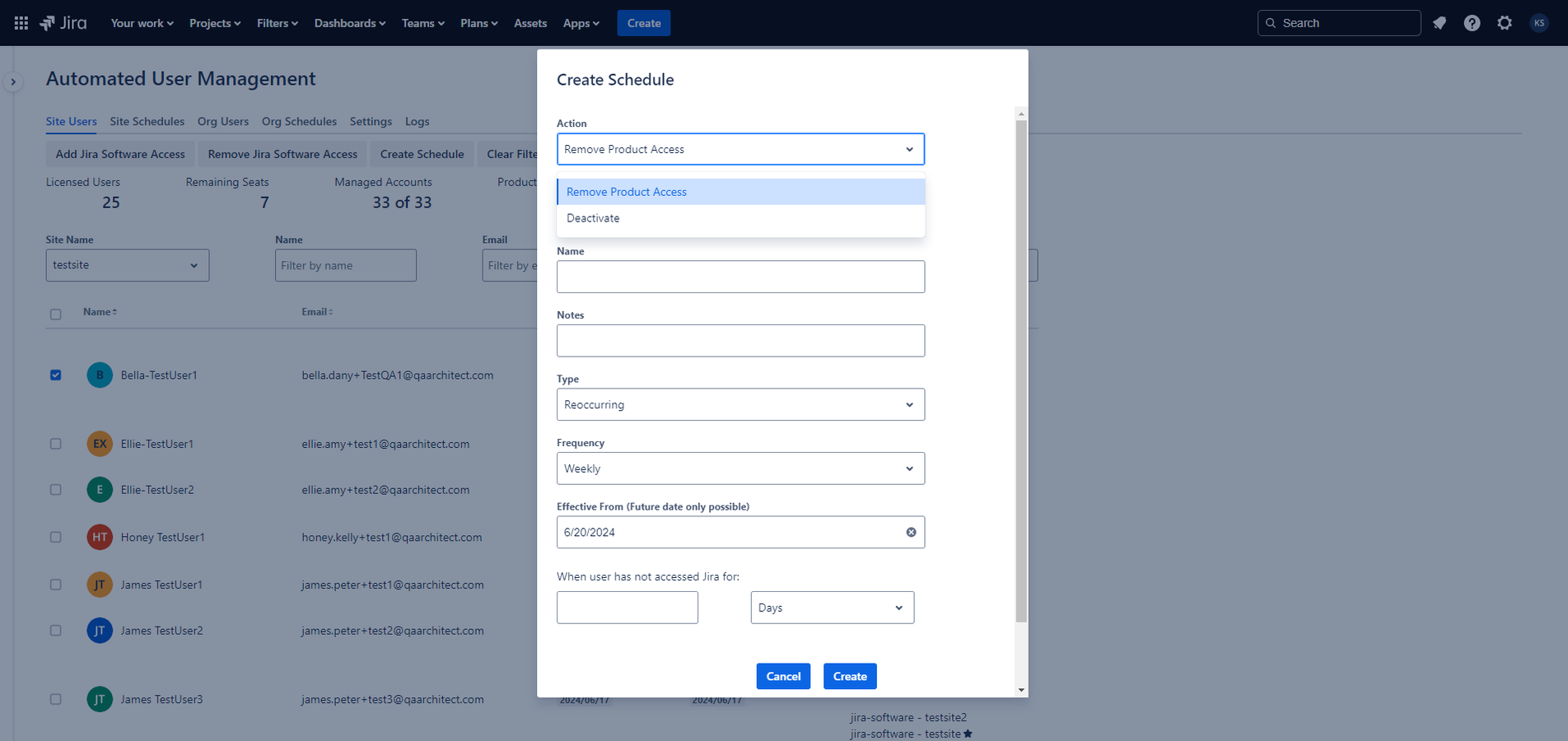 Schedule Automated Deactivations of Inactive Users