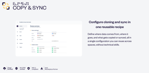 Configure cloning and sync in one reusable recipe