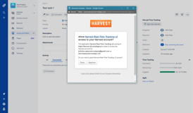 Log into your Harvest account with one click!