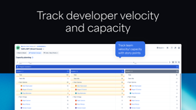Track developer velocity and capacity