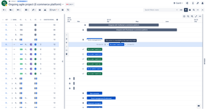 Drag & drop timeline navigation on the Gantt module