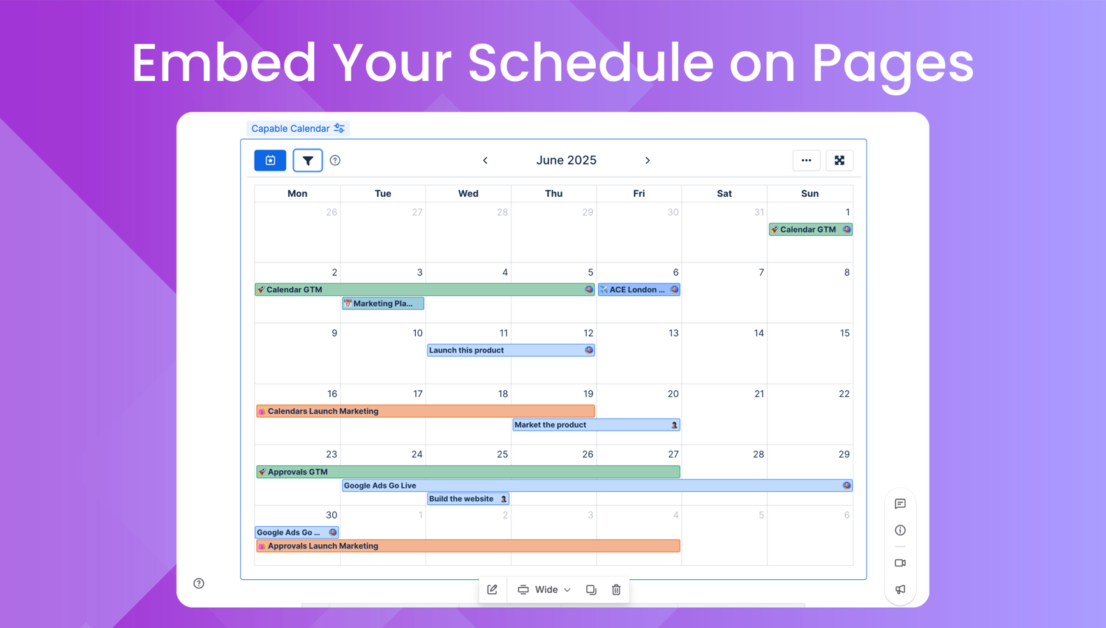 🗓️ Global & Space-Specific Calendars