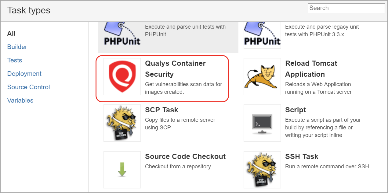 Qualys as a Task