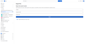 Done — up to 50,000 issues download as a real Excel (.xlsx) file.