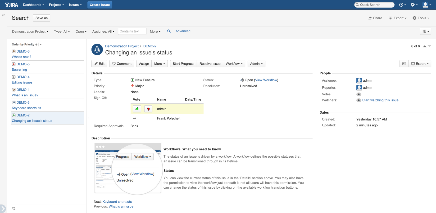 If you are a decider being listed, just click on "accept" or "decline" to document your decision. Representatives are configurable as well. So, you can delegate that clicking, too.