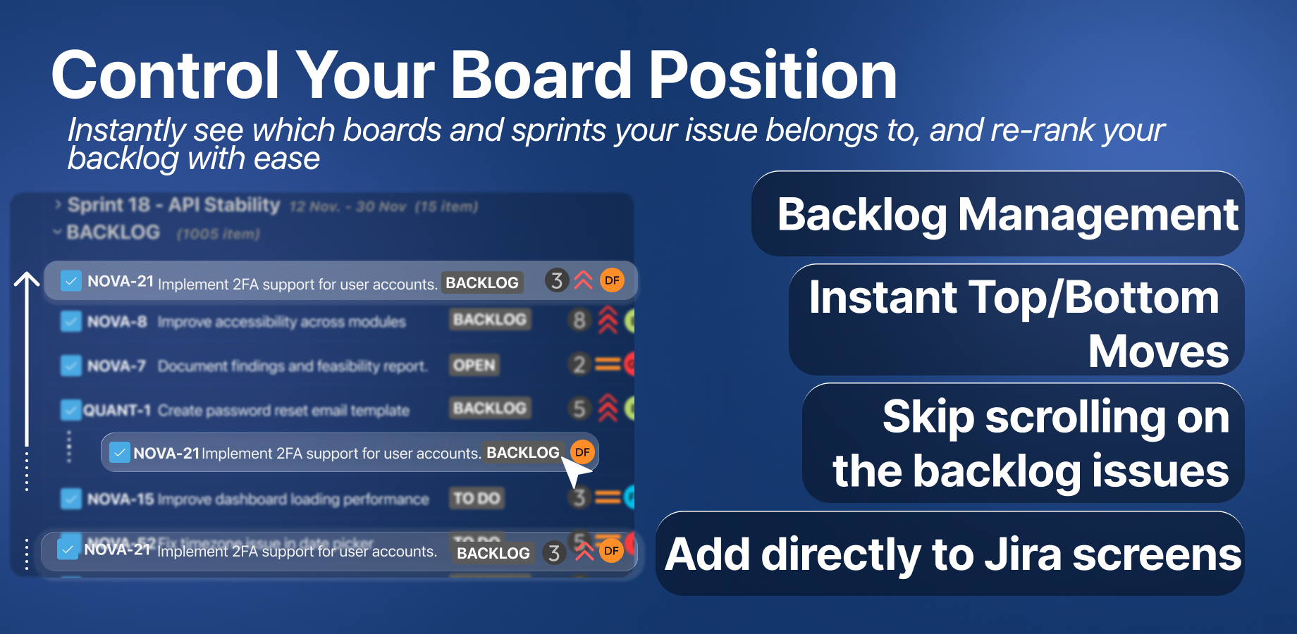 Organize Your Backlog with Board Fields
