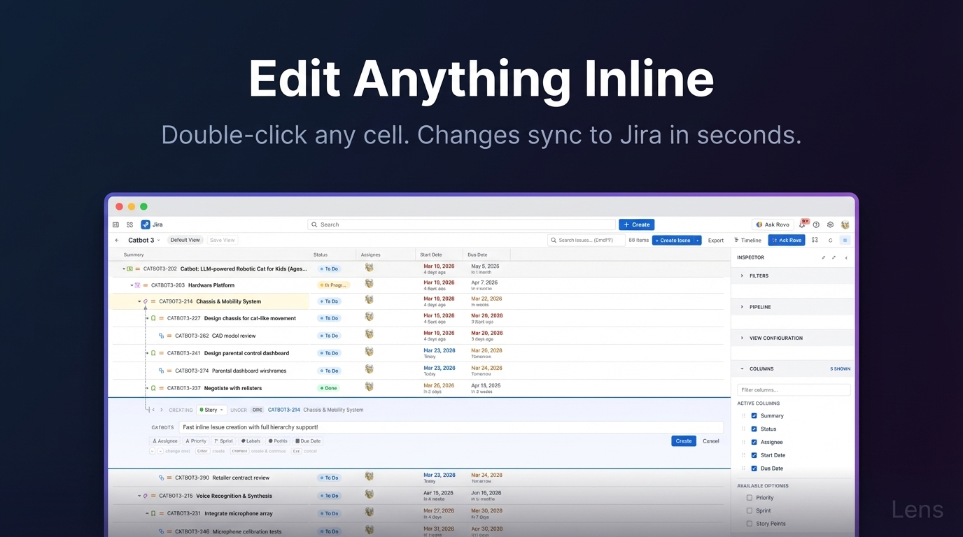 Quick edits make lots of work easy!