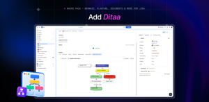 Transform text-based Ditaa diagrams into visual documentation directly inside Jira.