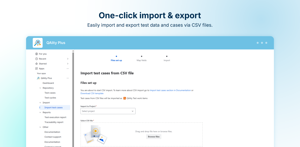 Seamlessly import test case definitions exported from different tools or written in a spreadsheet