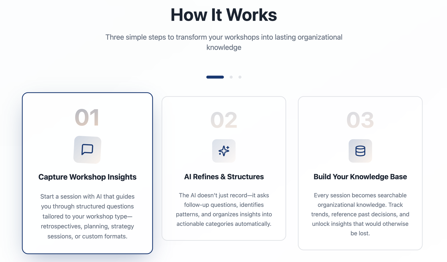Use Rovo to query your entire workshop history. Ask questions like "Show me all risks related to 'database performance'" and get immediate answers instead of searching through old pages.