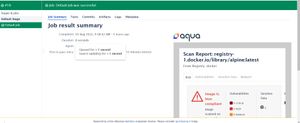 Aqua plugin scan report.