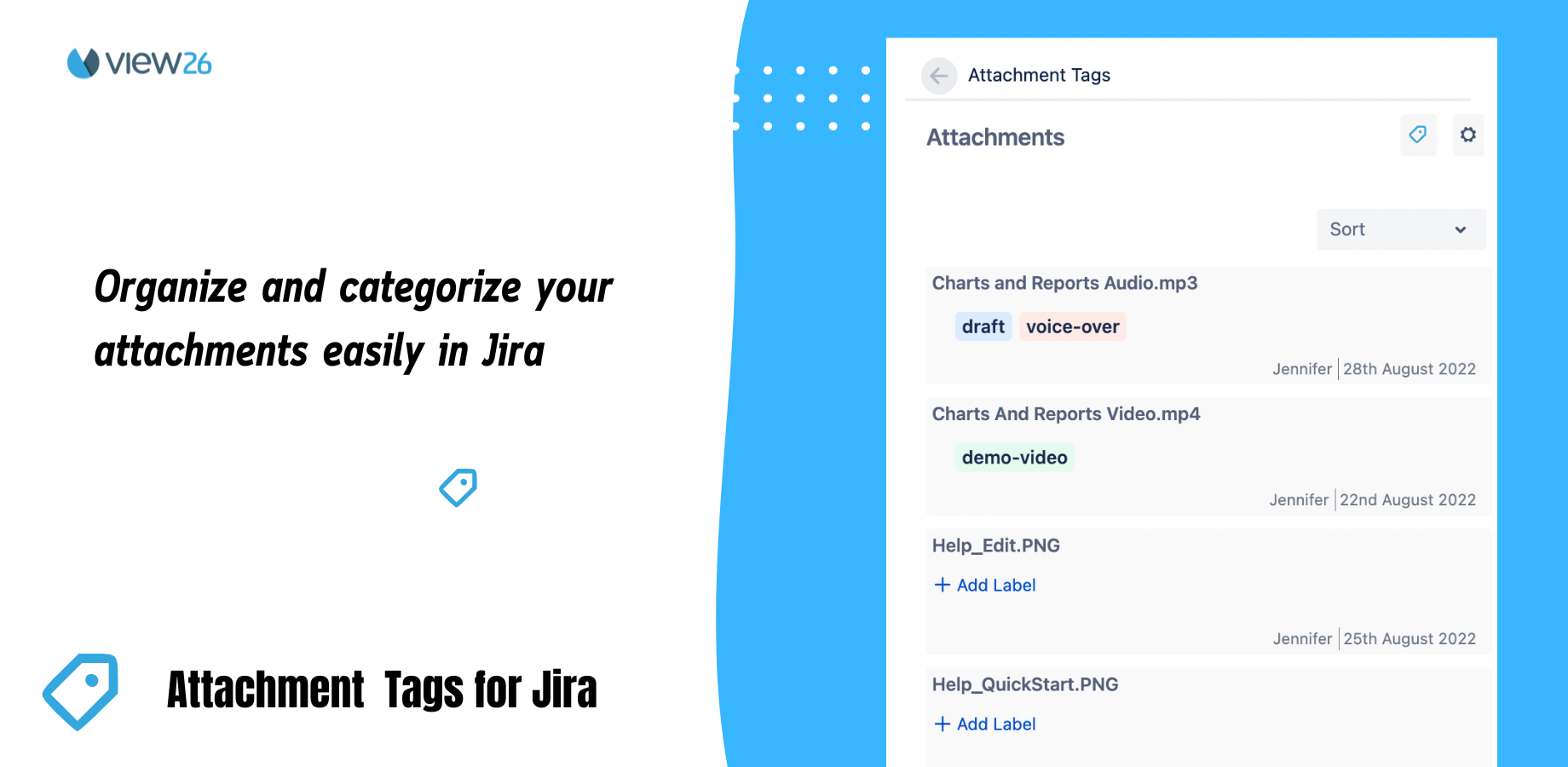 Organize and categorize attachments easily in Jira