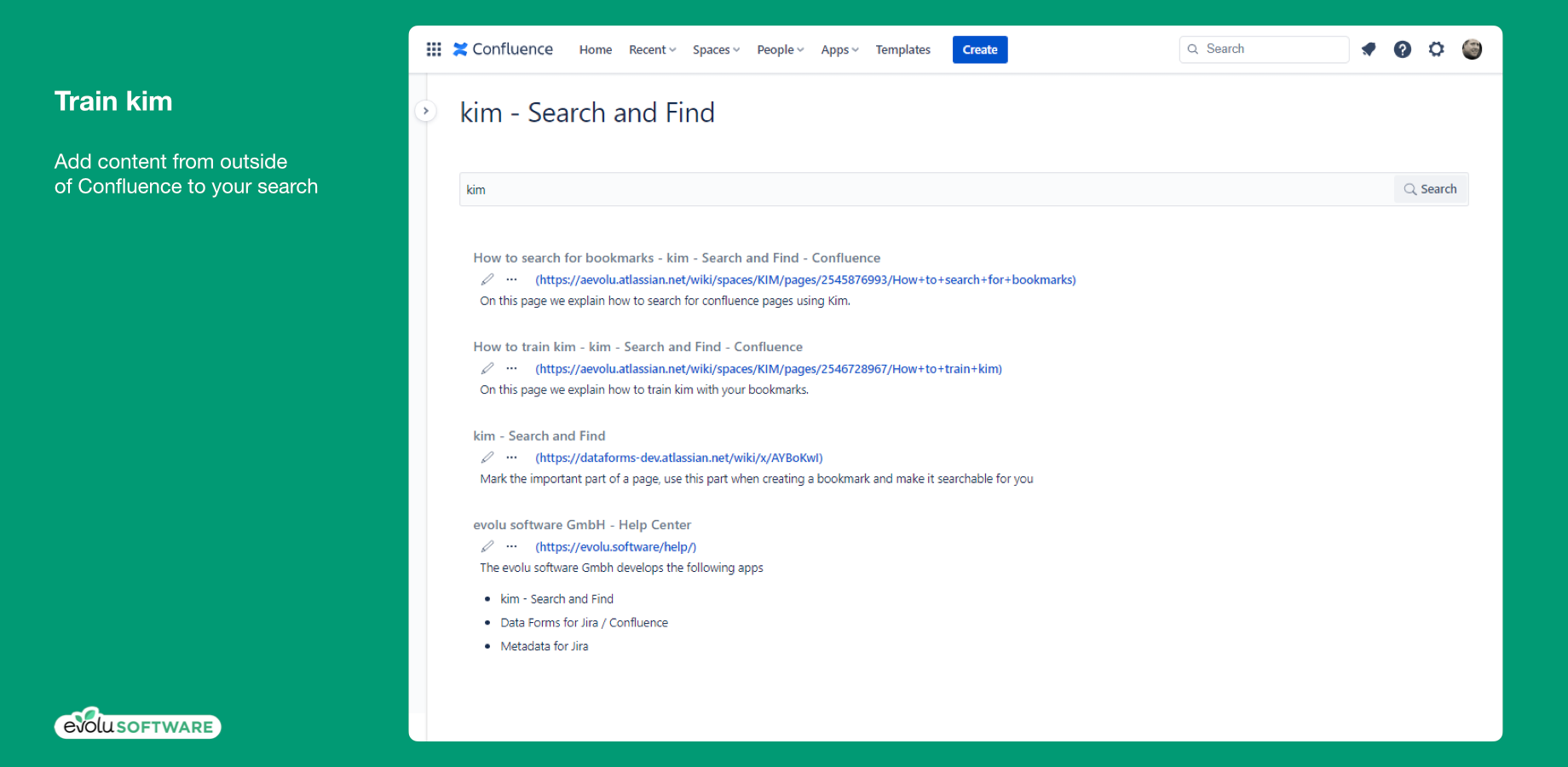 Add content from outside of Confluence to the search