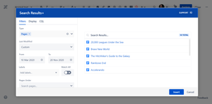 Custom query by last modified