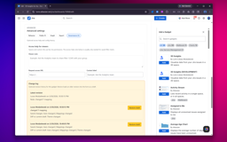 Change logs and restore