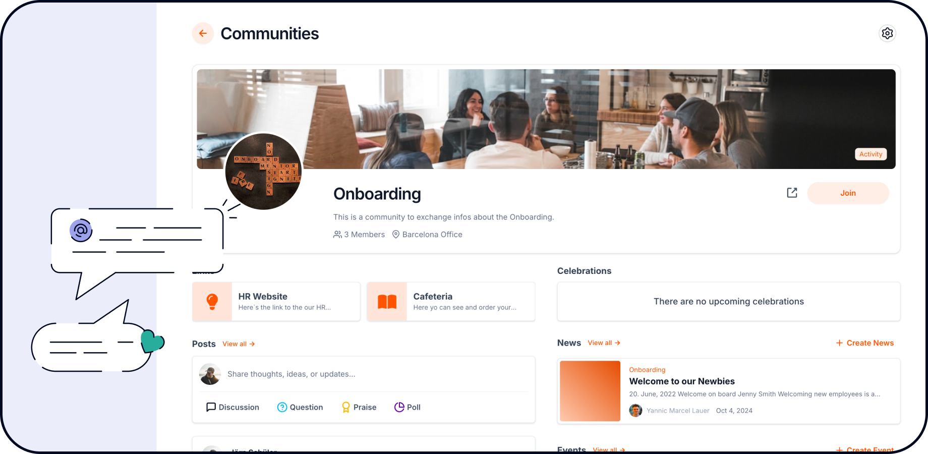 Make it easy for your people to participate and belong.