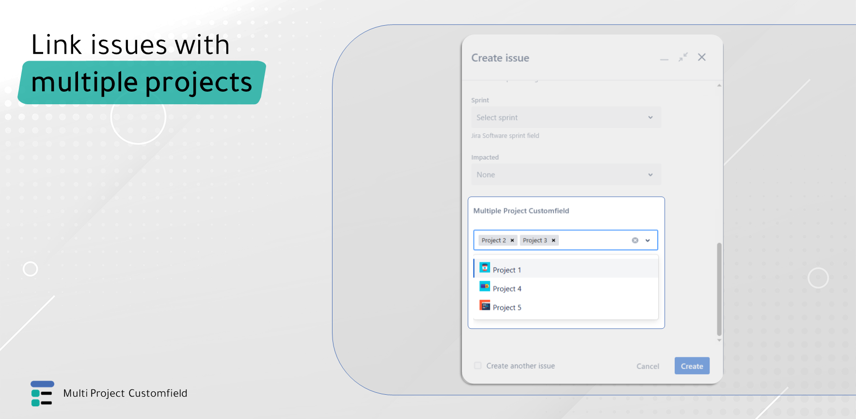 Link issues with multiple projects