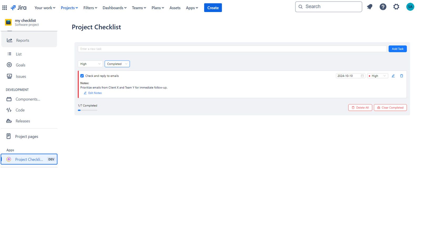 Smart Task Filtering for Easy Organization