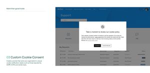 Custom cookie consent: Craft custom cookie-collection notifications.