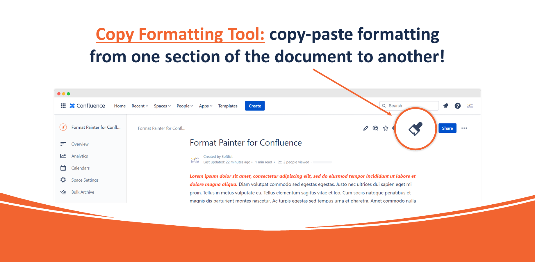Format Painter for Confluence Cloud