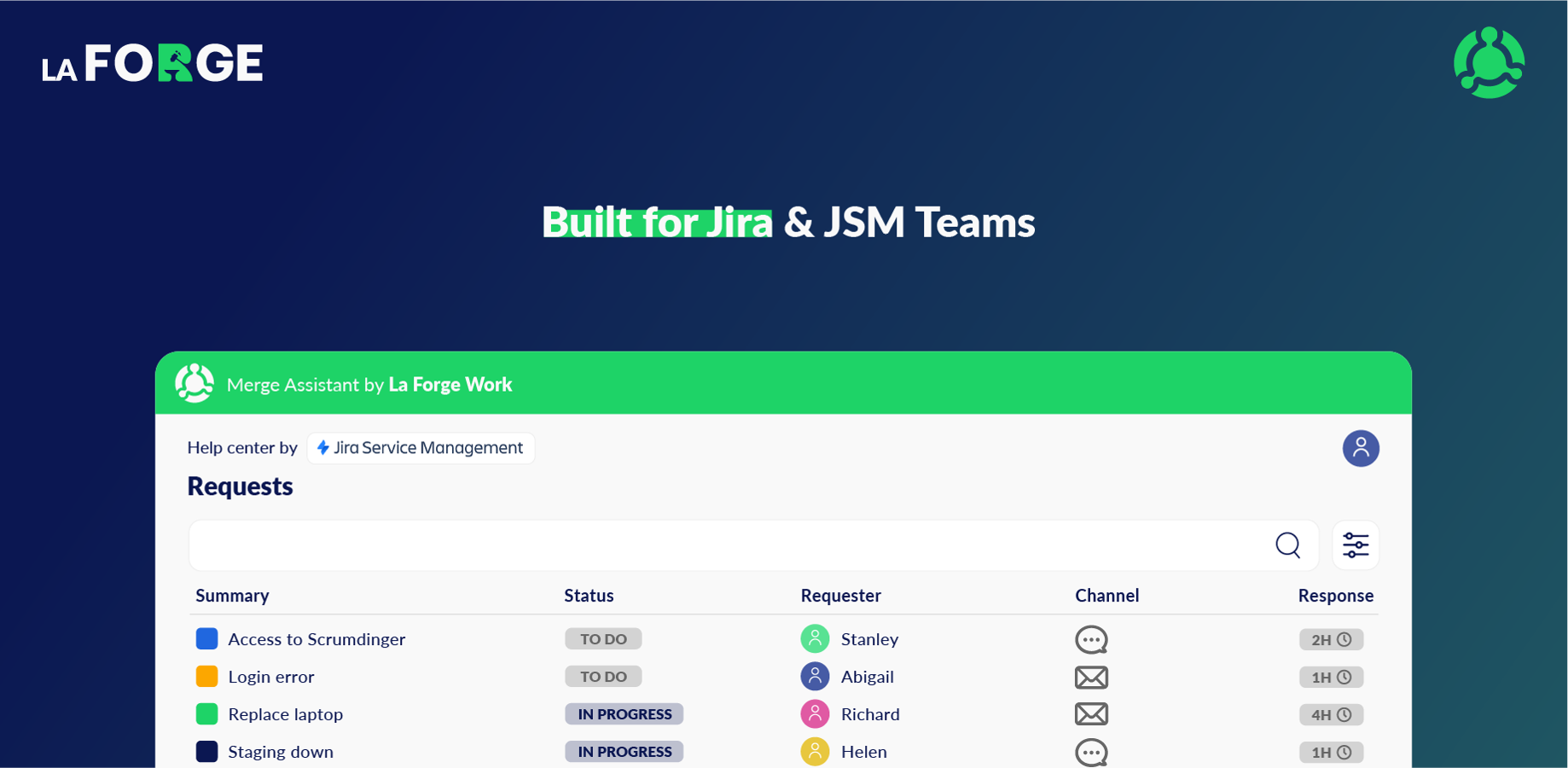 Whether you manage development backlogs or service requests, Merge Assistant keeps your instance tidy and your agents focused. by synchronizing new comments from merged issues.