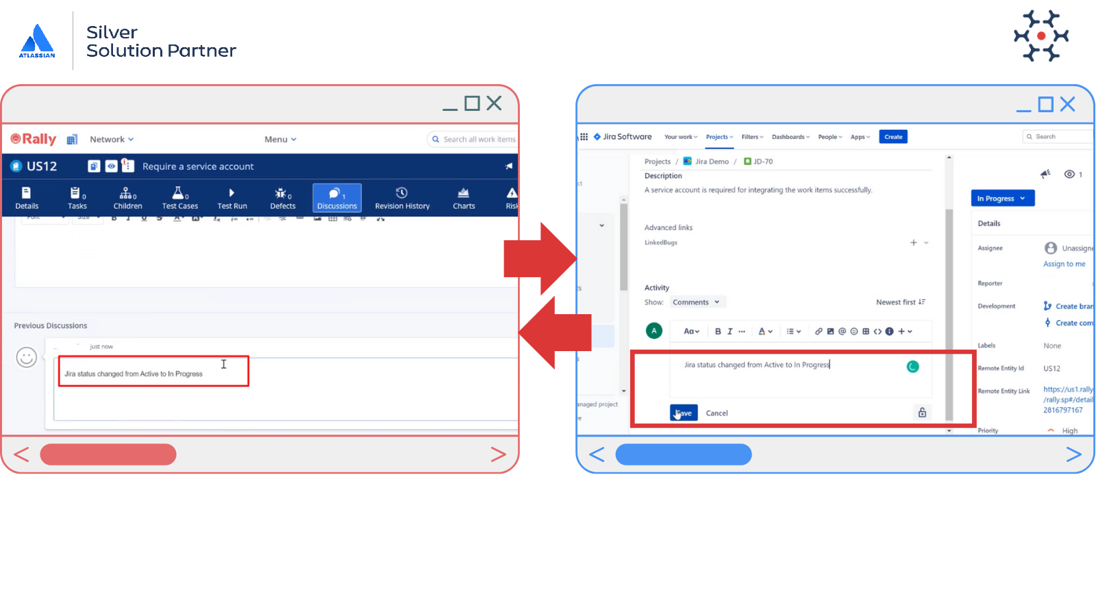 Easily map complex Rally structures to Jira while preserving rich text formatting with OIM. Sync attachments, links, comments, mentions & inline images seamlessly for a reliable Rally-Jira integration experience.