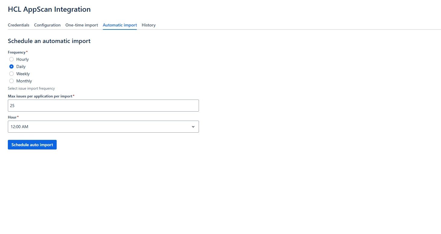 This helps you to schedule an automatic import.