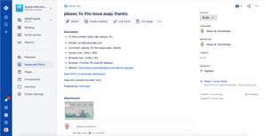 Attached Screenshot & additional meta information to your Jira ticket.