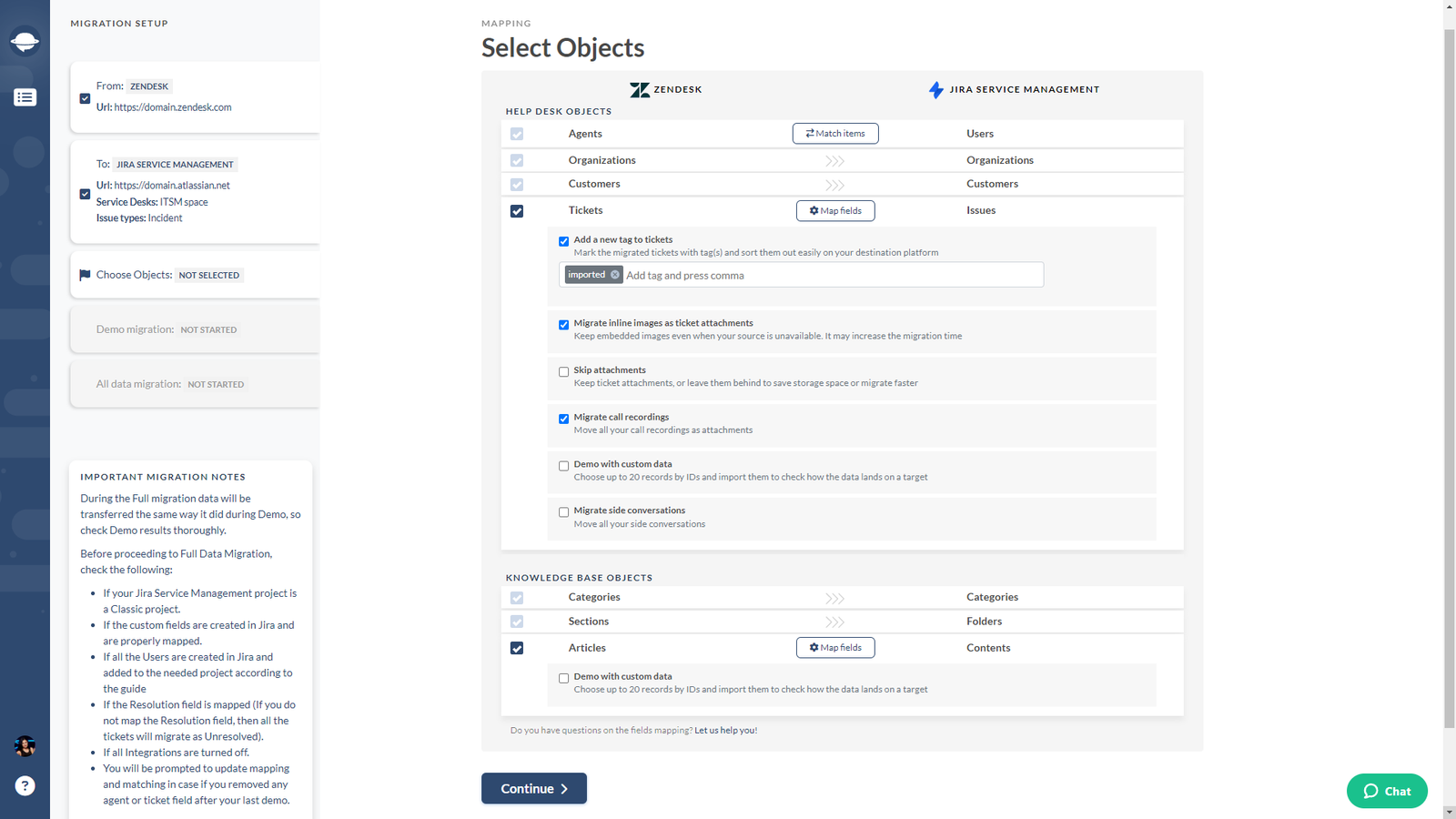 Control how your data is moved