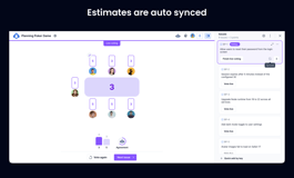 Estimates are auto synced