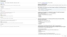 Built-in documentation that helps you write a custom message.
