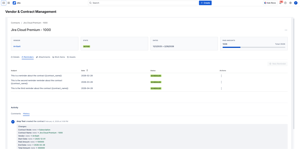 Easily configure contract details with automated renewal reminders and secure file attachments to ensure compliance and timely renegotiations.