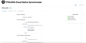 Create individual profiles to fit your synchronization needs. Set different parameters and configurations for individual projects and instances.