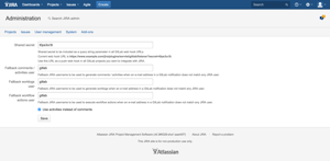 Define several fallback Jira users to be used when e-mail addresses in pushed changesets do not match any Jira user.