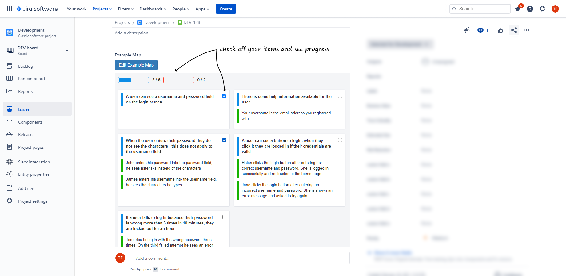 Seamless Jira integration