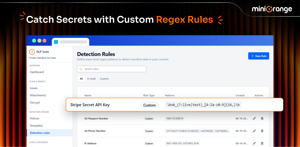 Catch secrets with Custom Regex Rules