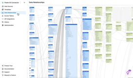 Relations between the selected tables are built automatically. You can always check them in the ERD below.