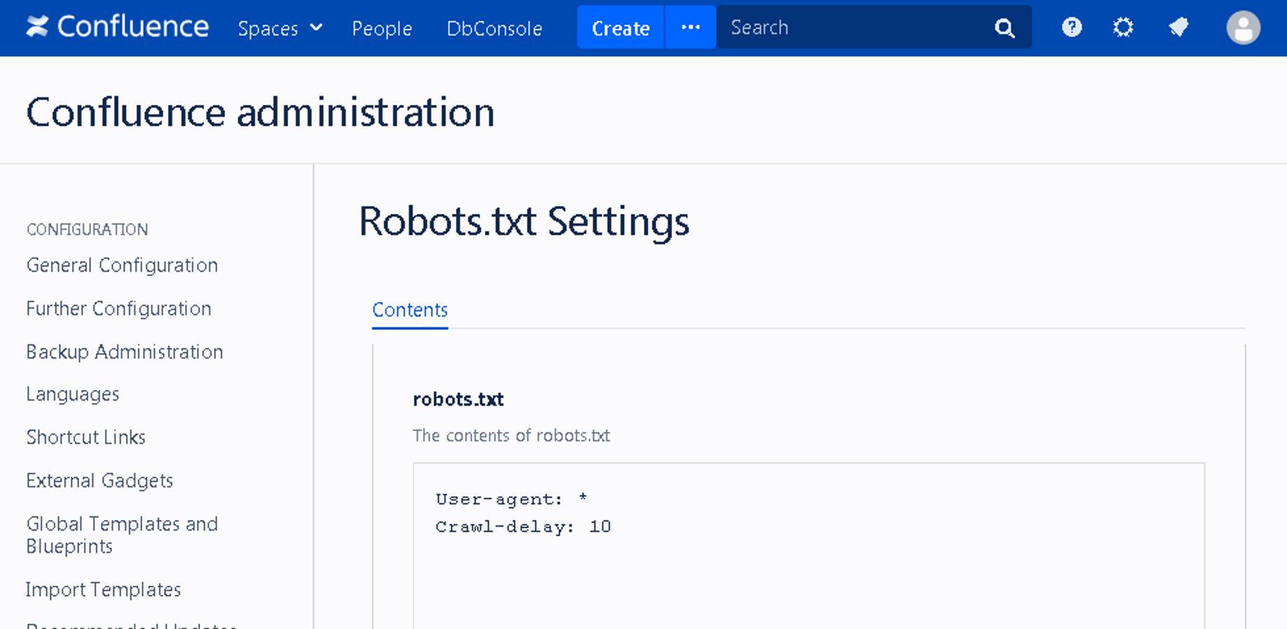 Set the Crawl speed of robots