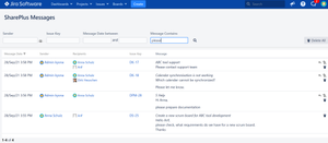View all your SharePlus incoming messages and manage them