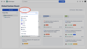 Just click the “Add filter” button as shown on the screenshot below and pick the desired filter criteria.