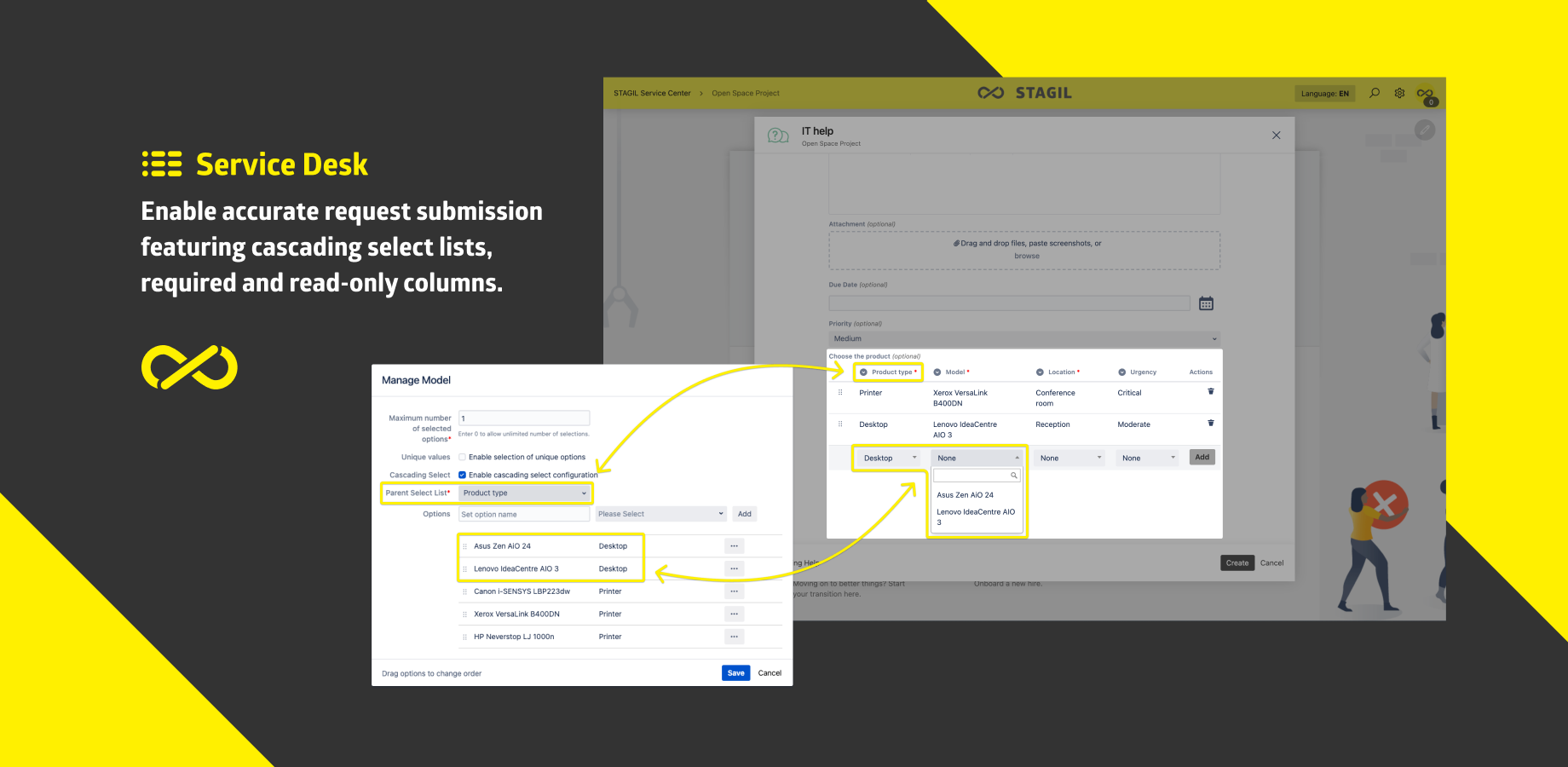 Compatible with Jira Service Management
