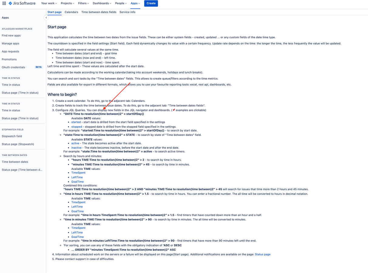 ​The field is calculated not only the time between the specified dates, but also the time relative to the current time. You can work with the time elapsed since the "start" and the time remaining until the "end" time.