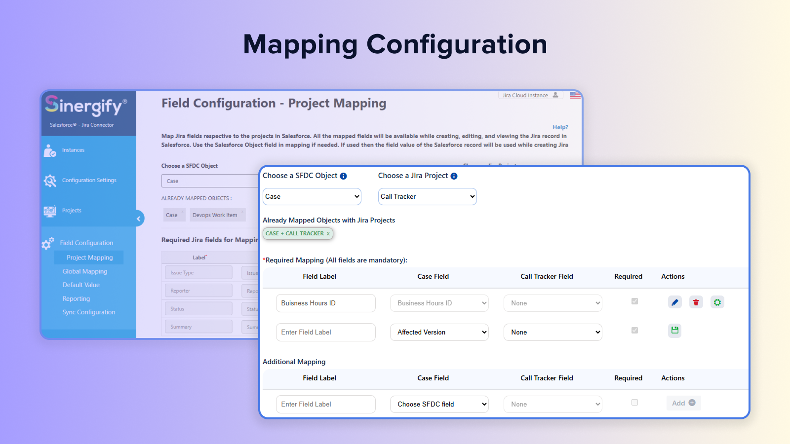 Mapping Configuration