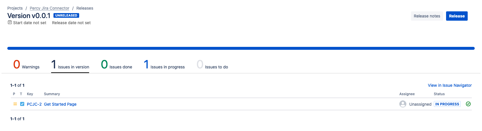 View build status in Release Hub