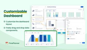 Customizable Dashboard and Report on TeamBoard TimePlanner
- Tailor the dashboard to individual needs, showing relevant information for each user.
- Ensure current and accurate information with real-time data.