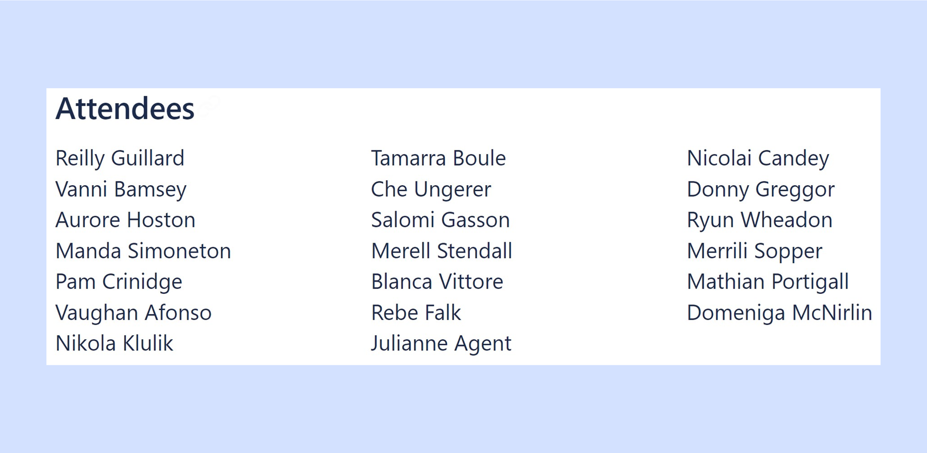 Display text in your chosen numbers of columns