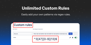 Unlimited Custom Secret Regex Rules