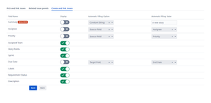 Configure the fields of your create screen as you want by using hide / display options and autofilling rules in case of hiding fields.
